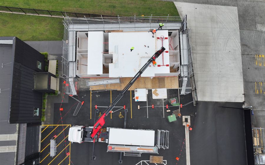 Show home under construction