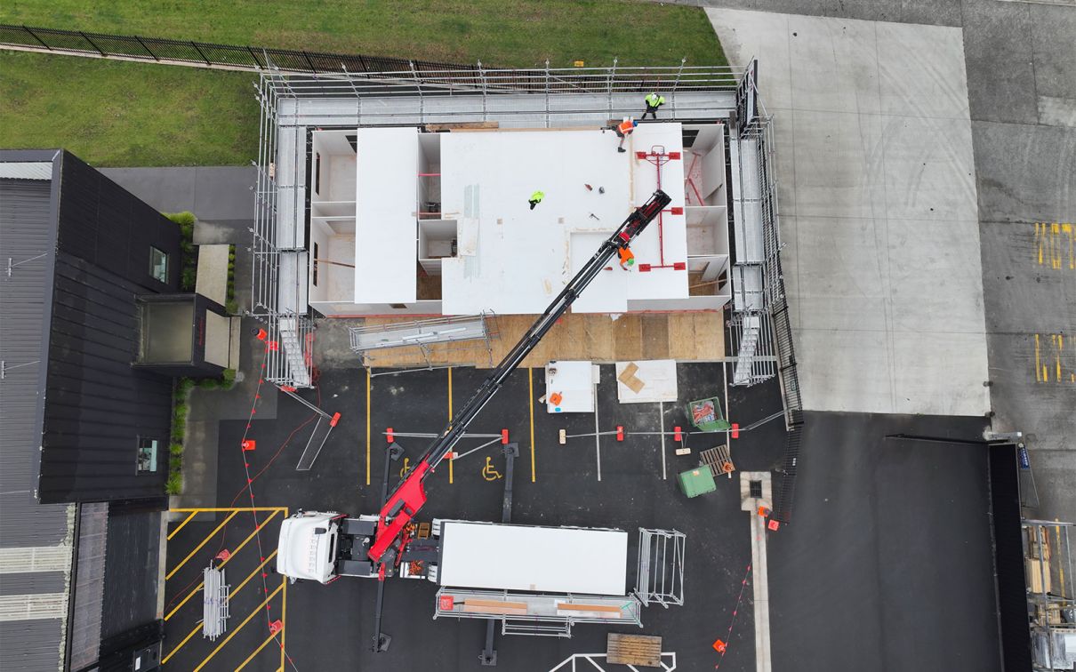 Show home under construction