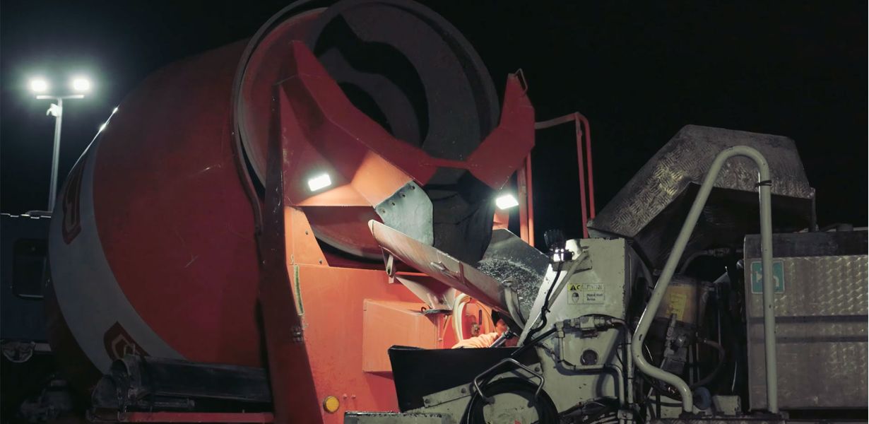 Early morning on-site concrete for one of our exciting new Builtsmart facilities.